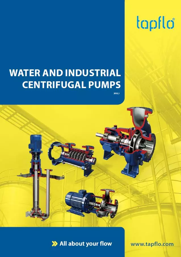 Brochure Water and industrial centrifugal pumps