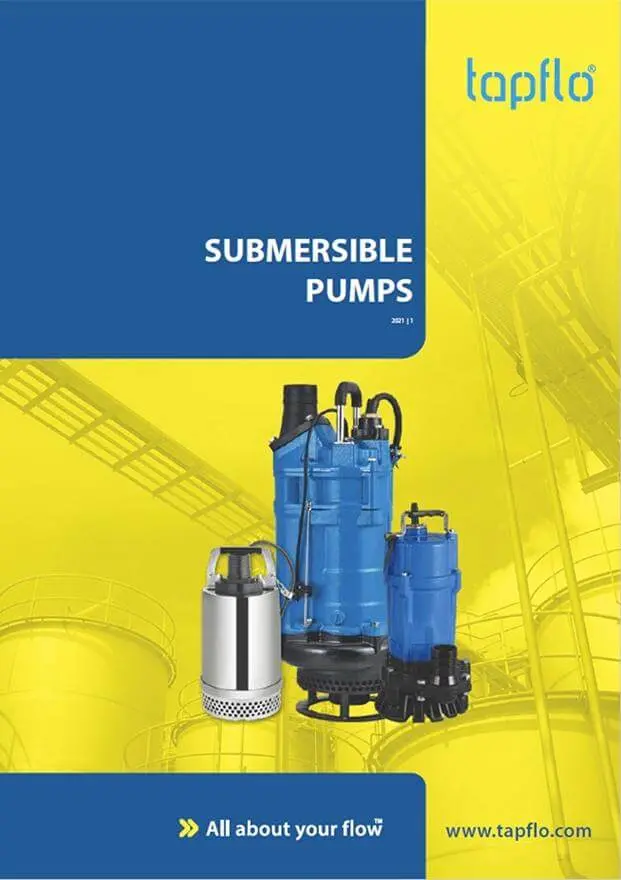 Submersible pump brochure cover