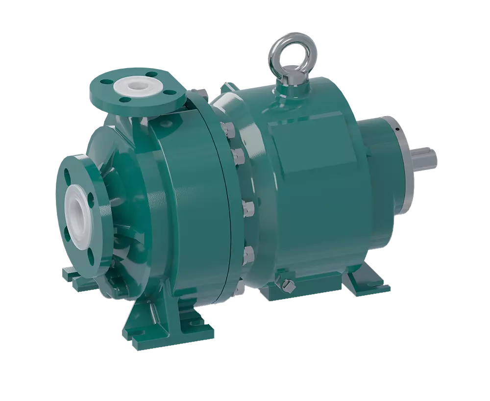 UTN / UTN-BL Lined Magnetic Drive Process Centrifugal Pumps