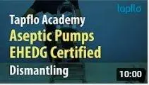 Aseptic pumps EHEDG Certified| Dismantling